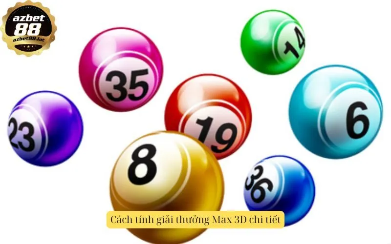 Cách tính giải thưởng Max 3D chi tiết